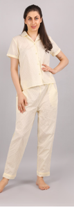 High Quality <b>women</b> cotton Cotton Pyjama Set Customization Loungewear Pyjama Set <b>Women</b> Long <b>Pajamas</b> Set - Product Image 2