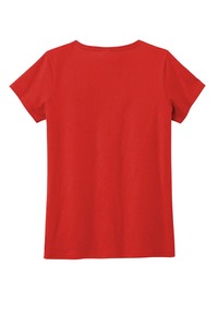 Vente en gros de haut de yoga vierge oversize d'été t-shirts pour femmes t-shirt court uni pour dames t-shirt à col en V en coton de haute qualité - Product Image 5