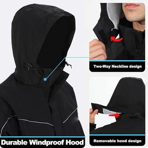 ชุดกันลมแบบมีฮู้ดสำหรับฤดูหนาว  สำหรับผู้ชายและผู้หญิง - Product Image 2