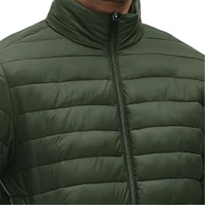 Chaqueta acolchada estándar de invierno para hombre de Color personalizado de alta calidad, estilo informal, acolchado de burbujas, impermeable, a prueba de viento, Abrigo con capucha - Product Image 2