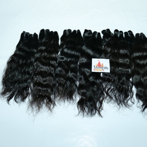 100เทปผมดิบจากอินเดียเส้นผมมนุษย์ทอสองชั้นอยู่ในแนวเดียวกัน - Product Image 1