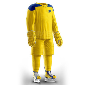 Service OEM personnalisé professionnel Uniforme de hockey sur glace Manches longues légères Écologique Respirant Séchage rapide 100% polyester - Product Image 3