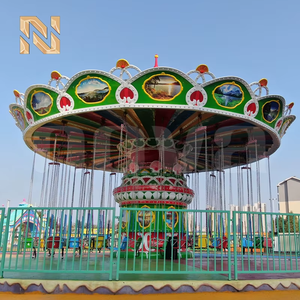 Silla Voladora de Fibra de Vidrio y Acero de 36 Asientos y 23.5kw, Velocidad de 10r/m, Atracción de Emoción para Adultos <span class=keywords><strong>en</strong></span> Parques de Diversiones Públicos, <span class=keywords><strong>en</strong></span> Venta - Product Image 4