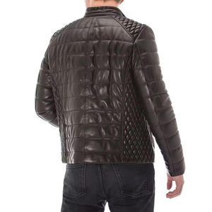 Vestes en cuir pour hommes de haute qualité, en cuir véritable, design haut de gamme, personnalisées, 2025, vêtements d'hiver, chaudes - Product Image 5