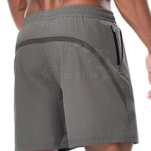 Pantalones Cortos de Malla Ecológicos, Diseño Ligero, Tela Suave, Ropa Casual de Verano - Product Image 2