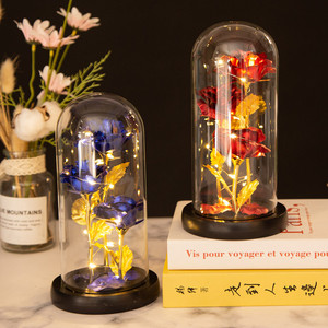 La bellezza e la bestia del regalo di san valentino all'ingrosso hanno conservato le rose eterne nella cupola di vetro - Product Image 2