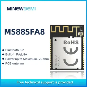 BLE + הרשות Longrange Bluetooth מודול nRF52833-MS88SFA Bluetooth מודול