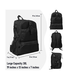 Sacs à dos compartimentés, meilleur design personnalisé, prix bas, créez votre propre sac de sport, sac de basket-ball avec compartiment à chaussures pour équipe sportive - Product Image 2