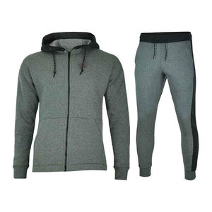 Survêtement de jogging streetwear pour homme, modèle hiver le plus vendu, design personnalisé, col montant, 100 % coton, directement de l'usine - Product Image 1