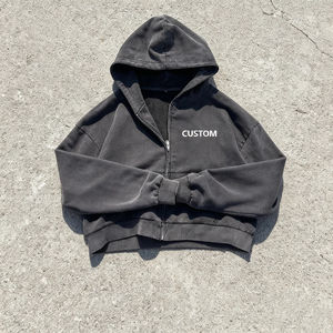 เสื้อฮู้ดแบบสวมหัวมีฮู้ดผ้าคอตตอนผ้าเทอร์รี่มีฮู้ดสำหรับผู้ชายเสื้อผ้าสำหรับฤดูหนาวสินค้าผลิต - Product Image 1