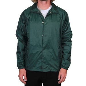 แจ็กเก็ตผ้าไนลอนสำหรับผู้ชายแจ็คเก็ตกันลมเสื้อโค้ทสีล้วนสำหรับผู้ชายทรงโอเวอร์ไซส์ออกแบบได้ตามต้องการ - Product Image 1