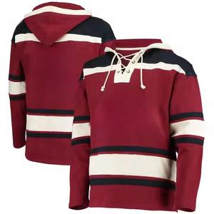 OEM Custom Hockey Jersey Style Hoodie | Pullover Ice Hockey Training Hoodie 100% Polyester Waterproof & Quick Dry - Product Image 5