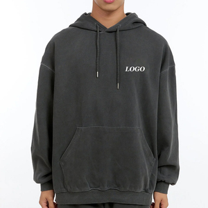 Vêtement décontracté à prix avantageux avec capuche réglable pour l'hiver, prix d'usine pour les acheteurs en gros, design avec poches kangourou et capuche 2026 - Product Image 1