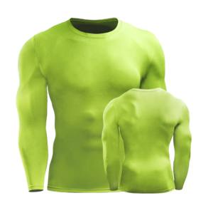 Rashguard de course pour hommes, sans couture, léger, respirant, séchage rapide, compression, manches longues, Spandex/Polyester 2025 Amano - Product Image 1