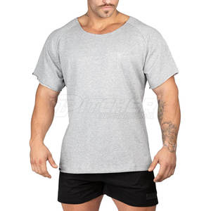 เสื้อออกกำลังกายผู้ชายผ้าถักแบบลำลองผ้านิ่มเป็นมิตรกับสิ่งแวดล้อมระบายอากาศได้ดีเหมาะสำหรับการยกวิ่งสไตล์สตรีท - Product Image 1