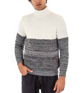 Pull hommes vêtements fabrication chandails couleur unie décontracté tricot hiver automne laine coton pull homme respirant pull 2023 - Product Image 6
