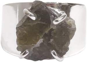 Bague pour femme en argent sterling 925, pierre précieuse labradorite naturelle, large bande, cadeau de Noël, cadeau d'anniversaire, bijoux faits à la main - Product Image 3