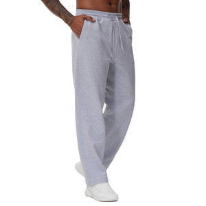 Pantalon de sport décontracté pour homme 2026, taille mi-haute, coupe ample, avec cordon de serrage, taille XL, style évasé - Product Image 1
