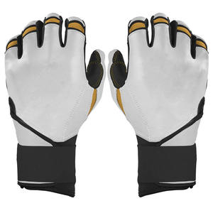 Breathable High Quality Non-slip Wholesale Baseball/Softball <b>Batting</b> <b>Gloves</b> Ambidextrous Hook Loop Closure Lightweight <b>Gloves</b> - Product Image 2