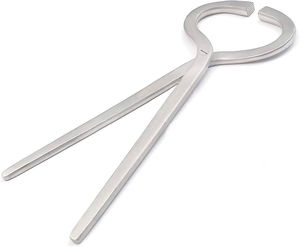 Probador de pezuña de acero inoxidable duradero, herrador ajustable, instrumento de diagnóstico equino veterinario, opciones de venta al por mayor OEM reutilizables - Product Image 1