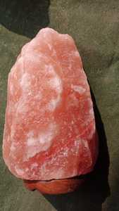 คริสตัลสีชมพูหินธรรมชาติสวิตช์หรี่หินหิมาลัยคุณภาพดั้งเดิมโคมไฟเกลือไฟกลางคืน3-5กก. - Product Image 3