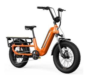 NUEVO Y EN OFERTA, Bicicleta Eléctrica de Carga con Llantas Gruesas, 48V 750W, Batería de Litio, Acero Aleado, 7 Velocidades - Product Image 3