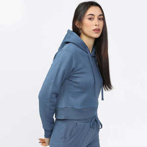 Sudadera con capucha de invierno para mujer, Color sólido de talla grande, moda callejera, suéter de estilo, sudaderas con capucha para mujer, hombro caído, transpirable - Product Image 6