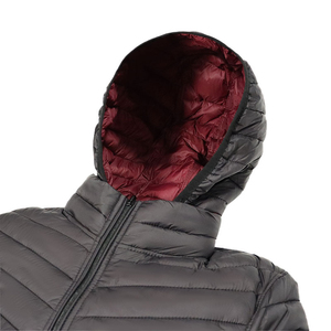 Chaqueta acolchada de invierno larga personalizada para hombre, chaqueta acolchada impermeable con cuello levantado y estilo a la moda al por mayor - Product Image 5