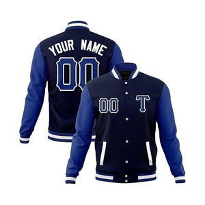 Chaqueta Varsity de Lona de la Mejor Calidad con Logotipo Frontal para Equipos Escolares y Uso Diario, Chaqueta de Invierno con Costuras Duraderas - Product Image 4