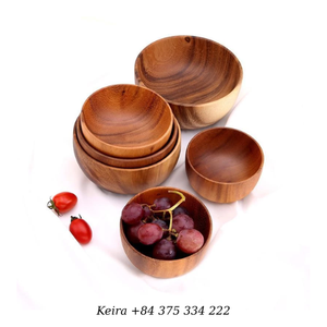 Bol en bois de bambou écologique pour la décoration de la table et le service à la maison, Vietnam - Product Image 4