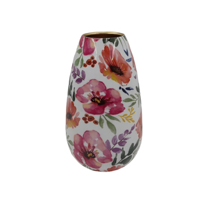 Nouvel Arrivage : Ensemble de 3 Vases à Fleurs Uniques en Métal Émaillé de Taille Moyenne pour Décoration Maison & Table, Faits Main et Personnalisables - Product Image 1
