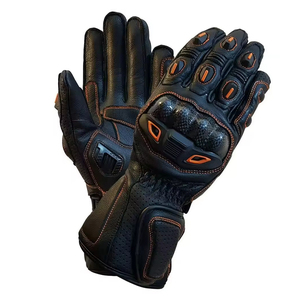 Gants de moto en cuir véritable pour hommes à bas prix Gants de sécurité pour la course d'équitation Gants de moto pour la vente en ligne - Product Image 1