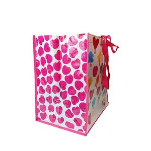 Bolsa de Compras Personalizable de Tela Tejida de PP con Asas de Tela No Tejida/Cinta de PP para Supermercados y Exposiciones - Product Image 4