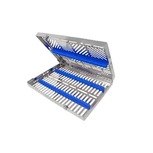 Dental Surgical Instruments Sterilization Cassette Tray for 20 Instruments Detachable Factory Price