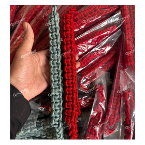 Cordon d'épaule personnalisé de haute qualité motif rond accessoire d'uniforme de cérémonie en métal tressé fait à la main au Pakistan - Product Image 4