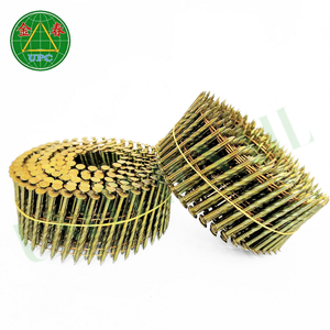 Clous en bobine d'acier galvanisé de Offre Spéciale et de haute qualité avec anneau/tige de vis et tête à carreaux prix de gros du Vietnam - Product Image 4