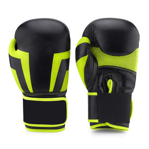 Guantes de Boxeo de Cuero Vacuno para Gimnasio y Fitness, para Entrenamiento, Sparring, Ejercicios con Saco de Boxeo y Desarrollo de Habilidades - Product Image 5