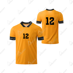 Maillot de football personnalisé et maillot de football Design confortable avec logo de l'équipe et numéros Idéal pour l'entraînement de football et de football - Product Image 3