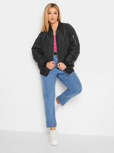 Blouson d'aviateur de haute qualité de conception personnalisée OEM court 100% polyester col montant poches avant veste à glissière pour les femmes - Product Image 2