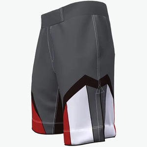 Shorts de MMA personnalisés en gros, 100% polyester, logo sur le devant, séchage rapide, respirant, extensible, shorts de MMA pour hommes - Product Image 6