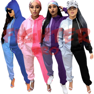 Costume à capuche à fermeture éclair tenue de jogging en coton vêtements de plein air ajustement confortable tissu doux survêtement léger femmes vêtements de sport. - Product Image 4