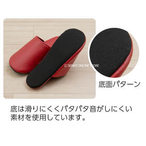 โรงแรมพีวีซีสำหรับรองเท้าแตะเรียบง่ายธรรมดากันลื่นออกแบบในขนาด S-ประมาณ21.5-22.5ซม. ดำ/งาช้าง/แดงสำหรับโรงแรมและรีสอร์ท - Product Image 3