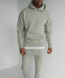 ชุดวอร์มฤดูหนาวคุณภาพสูงสำหรับผู้ชายเนื้อผ้านุ่มใส่สบายดีไซน์เนื้อแข็งออกแบบได้ตามต้องการ2ชิ้นลุคสปอร์ตลำลองจำนวนมาก - Product Image 4