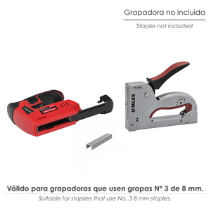 Grapas No. 3 Altezza 8 mm. (1.000 unità) - Product Image 3