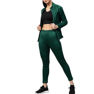 Chándal de secado rápido para mujer para Fitness y gimnasio Chándal a rayas para mujer con estilo Atlético - Product Image 1
