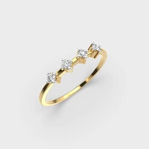 Bague de fiançailles de luxe entièrement en diamant D VVS testeur de diamant Moissanite clouté pour vérifier les bagues en diamant - Product Image 2