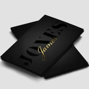High-End Luxury Business Card Design Customized Printing According Customer Requirements Paper Paperboard Printing Factory