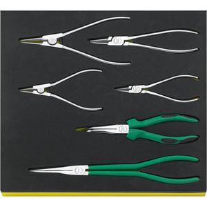 Stahlwille <b>Set</b> of 6 <b>Pliers</b> in TCS Inlay - Product Image 1