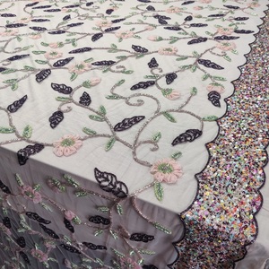 เสื้อผ้าแฟชั่นผู้หญิงผ้าลูกปัดมือที่มีคุณภาพสูงได้รับการออกแบบให้เป็นลูกปัดและพลอยเทียม - Product Image 4