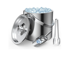 Cubo de Hielo de Acero Inoxidable de Lujo, Hecho a Mano, con Diseño Personalizable para Fiestas, Ecológico, para Bar - Product Image 5